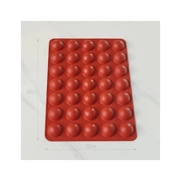 Mulaj din silicon Semisfere (SPH03) - &oslash; 3cm - Anyta Cooking