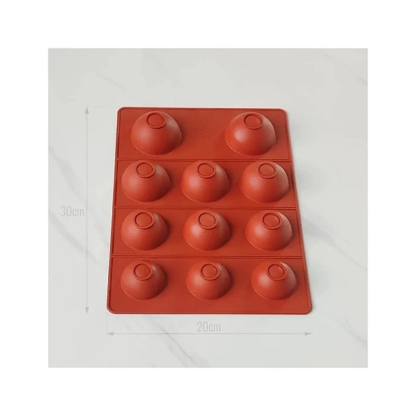 Mulaj din silicon Semisfere (SPH91) - &oslash; 4,5 - 6cm - Anyta Cooking