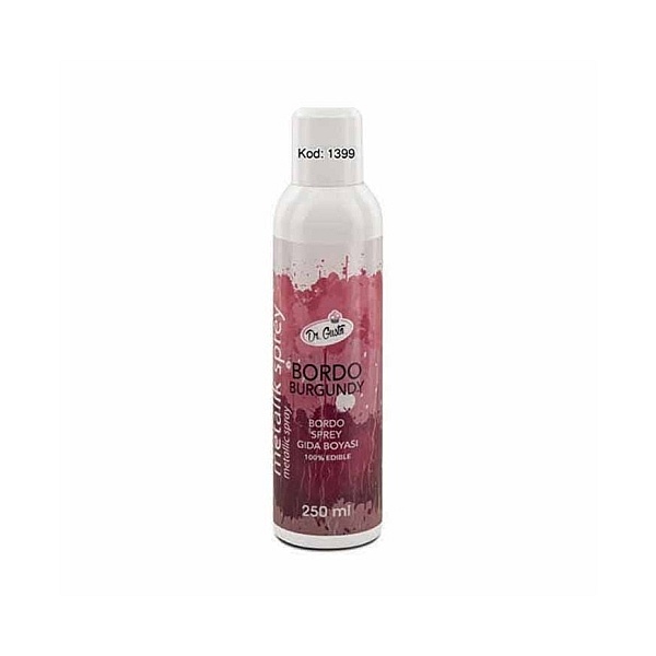 Spray Colorant Metalizat 250 ml - Bordo - Dr Gusto - Anyta Cooking