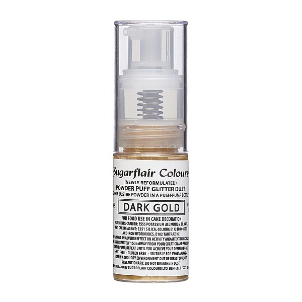 Spray cu Pompita &ndash; DARK GOLD/AURIU INCHIS &ndash; 10 G &ndash; Sugarflair