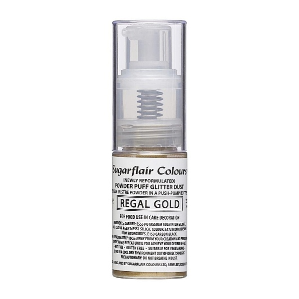 Spray cu Pompita &ndash; REGAL GOLD/ AURIU REGAL &ndash; 10 G &ndash; Sugarflair