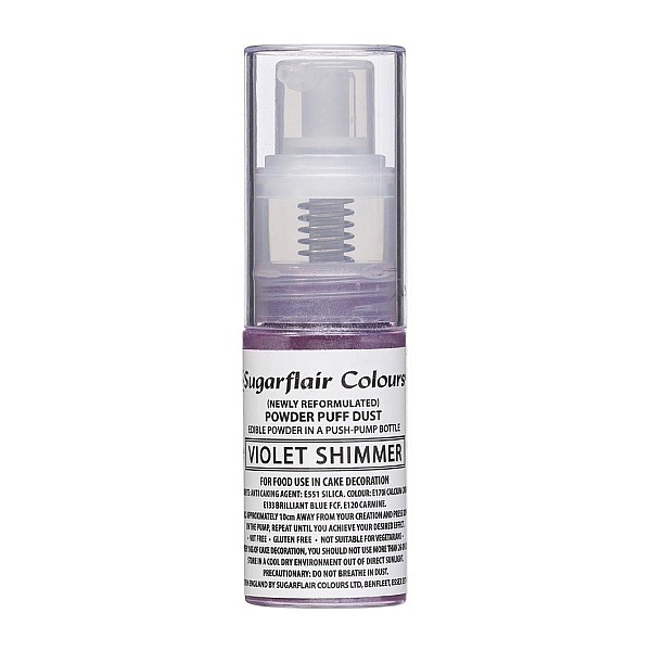 Spray cu Pompita &ndash; VIOLET SHIMMER/VIOLET &ndash; 10 G &ndash; Sugarflair