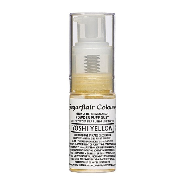 Spray cu Pompita &ndash; YOSHI YELLOW/GALBEN &ndash; 10 G &ndash; Sugarflair