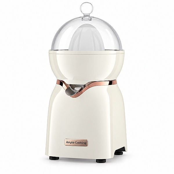 Storcător de Citrice Silentios - Electric, Crem cu 2 conuri și cioc anti-stropire &ndash; Anyta Cooking