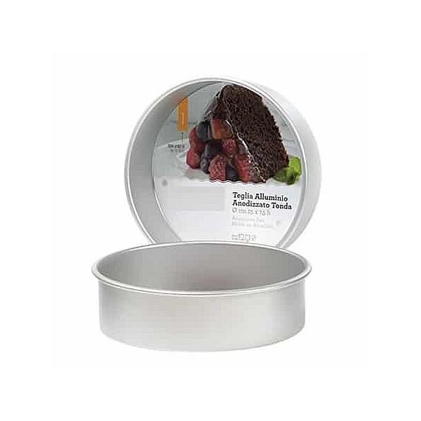 Tava rotunda cu margini drepte-&Oslash; 25 x H 7.5 cm-Decora