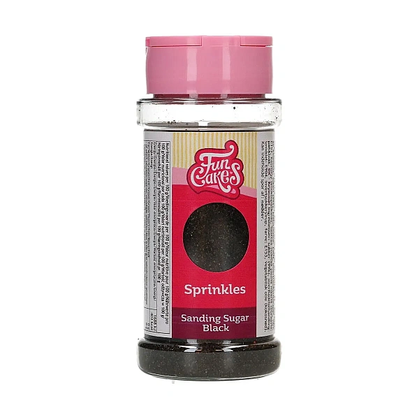 Zahar Colorat - Standind Sugar Black/Negru - 80 gr - Funcakes