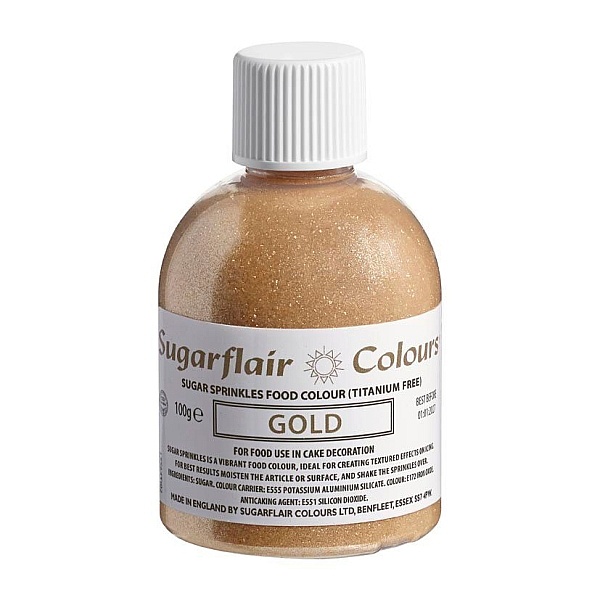 Zahar Fin Sclipicios - 100 gr &ndash; AURIU &ndash; Sugarflair