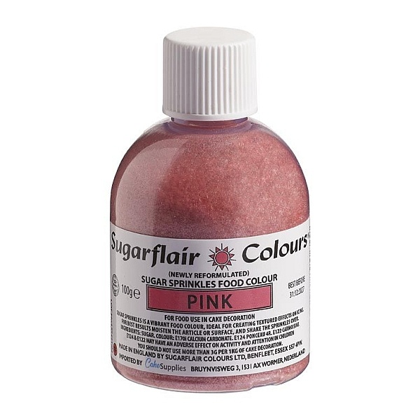 Zahar Fin Sclipicios -100 GR &ndash; ROSE/ROZ &ndash; Sugarflair