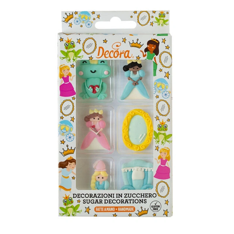 Set decoratiuni din zahar - Printesa si broscoiul - Decora