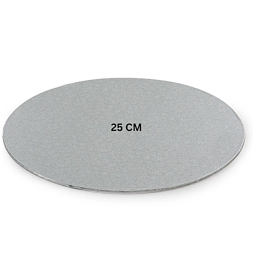 Disc Tort - ARGINTIU - &Oslash; 25CM - cu 3 mm grosime - Decora