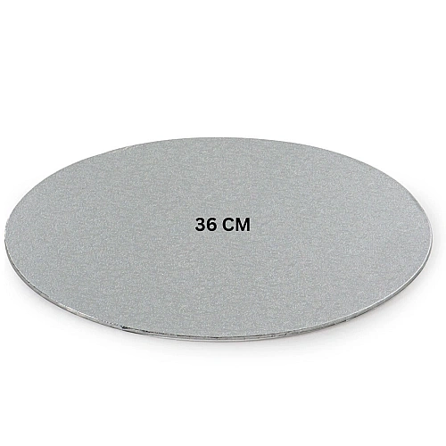 Disc Tort - ARGINTIU - &Oslash; 36 CM - cu 3 mm grosime - Decora