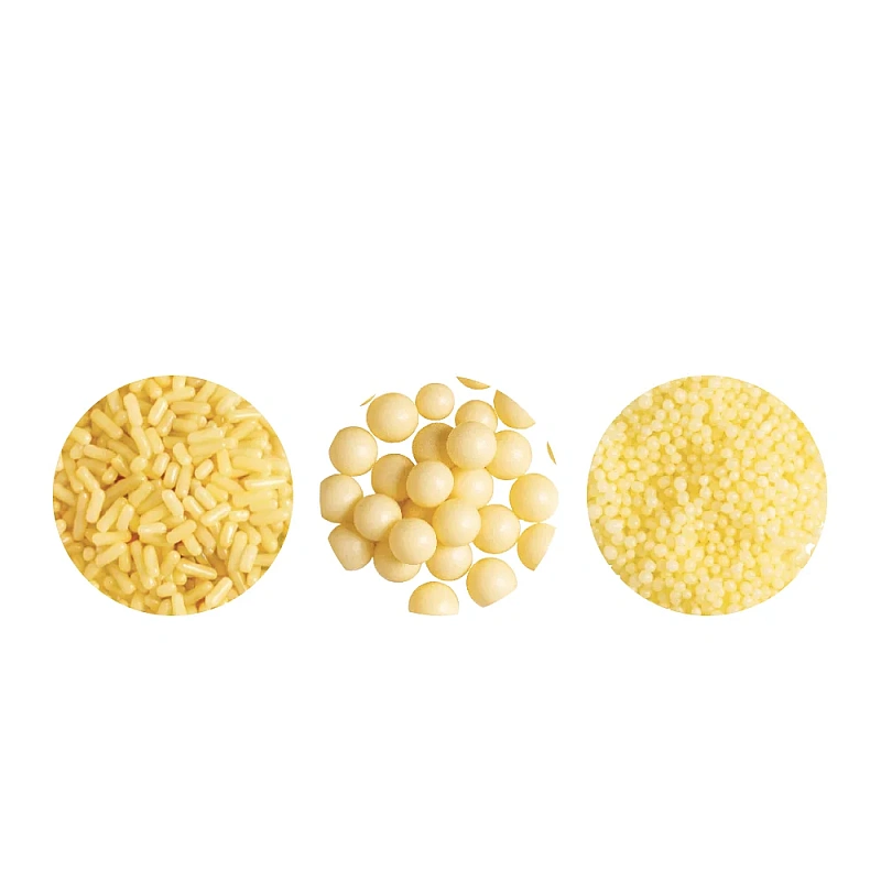 Set Perlute / Decoruri din zahar - Galben Perlat - 85g - Decora