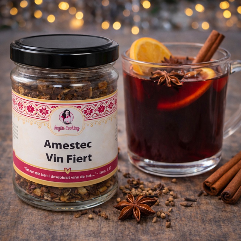 Amestec pentru vin fiert 50g &ndash; Mix aromat de iarnă cu scorțișoară, anason și citrice &ndash; Anyta Cooking