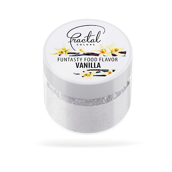 Aromă  pudră incoloră alimentara - Funtasty VANILLA/ VANILIE - 25 g- Fractal 