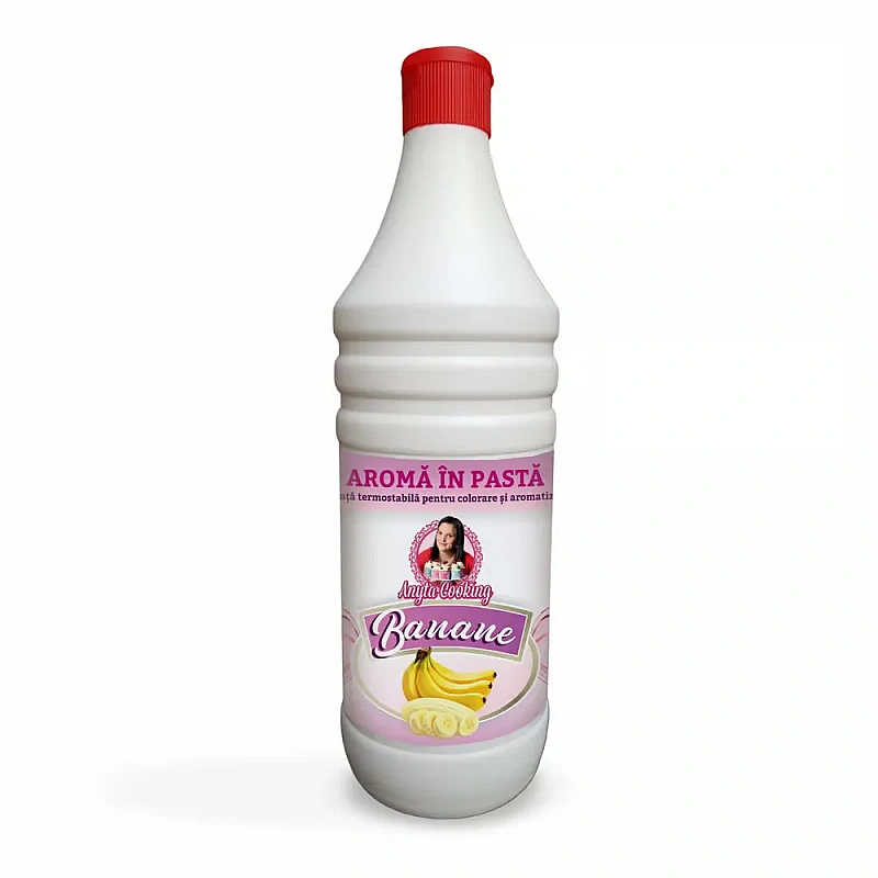 Aromă &icirc;n Pastă Concentrată &ndash; Termostabilă &ndash; BANANA &ndash; 1L &ndash; Anyta Cooking