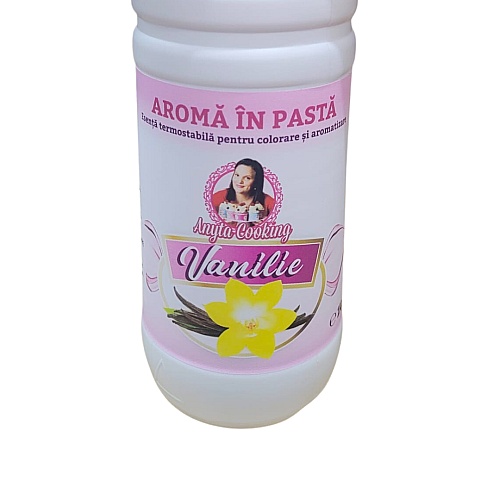 Aromă &icirc;n Pastă Concentrată &ndash; Termostabilă &ndash; VANILIE &ndash; 1L &ndash; Anyta Cooking