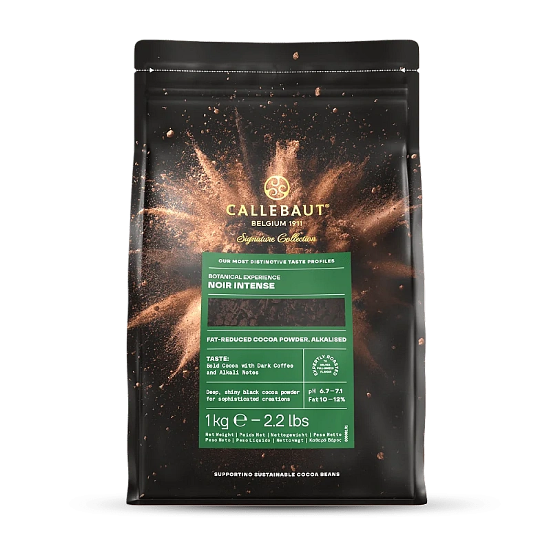 Cacao Alcalinizată Negru Intens- 1kg - 10-12% - Barry Callebaut Noir Intense - Anyta Cooking