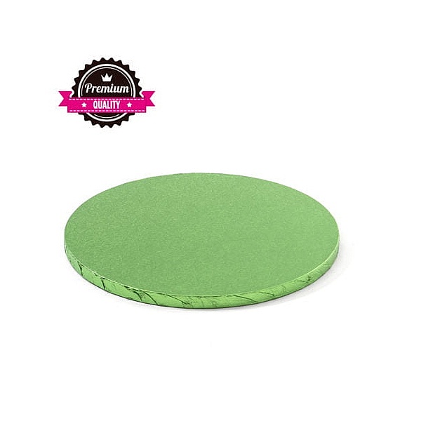 Cake Drum-Verde deschis-&Oslash; 25 cu x 1.2 cm grosime -Decora - Anyta Cooking