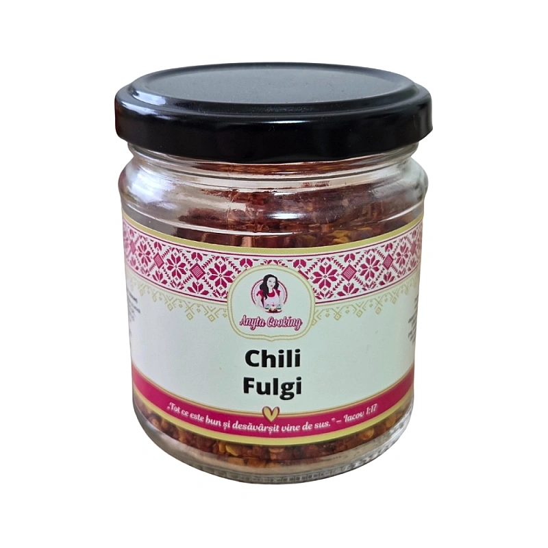 Chili Fulgi (Condiment Picant) 60g - PREMIUM &ndash; 100% Natural - Anyta Cooking