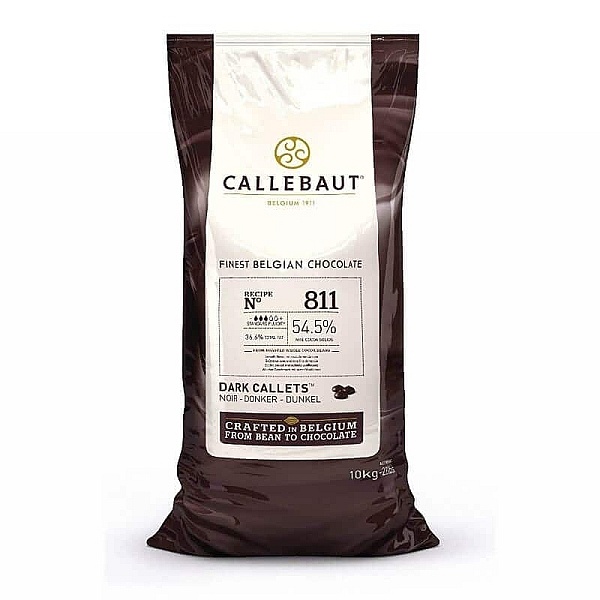 Ciocolată Neagră Dropsuri,Recipe 811 - 10 KG -54,5% Cacao-Callebaut&reg; - Anyta Cooking