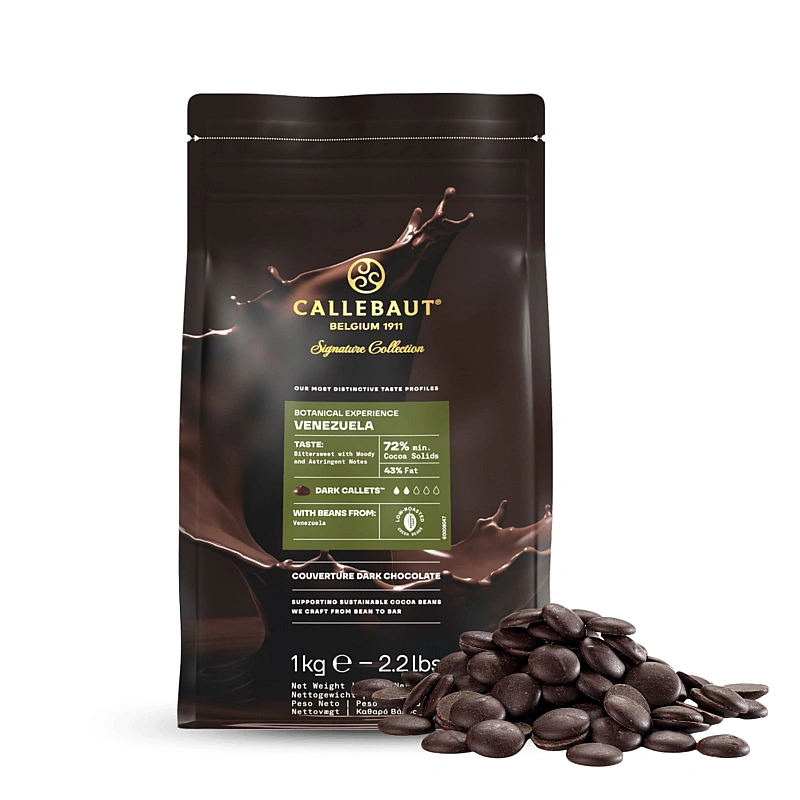 Ciocolată neagră PREMIUM - VENEZUELA - cacao 74% - 1kg - Cacao Barry&reg; - Anyta Cooking