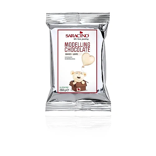 Ciocolata Alba Modelatoare - 250 gr - Saracino - Anyta Cooking