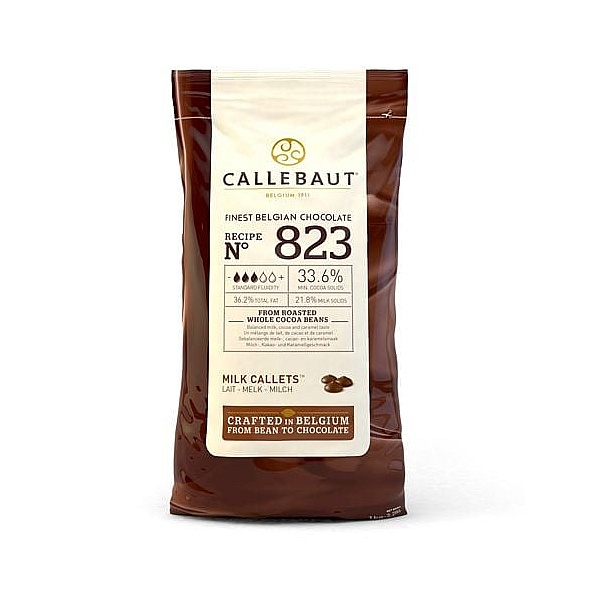 Ciocolata cu Lapte 823 - 33.6% Cacao - 1kg - Callebaut&reg; - Anyta Cooking