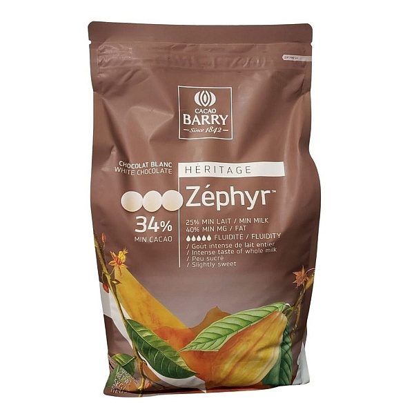 Ciocolata Fina Alba - PREMIUM ZEPHYR 34%, 5 kg - Cacao Barry Callebaut&reg; - Anyta Cooking