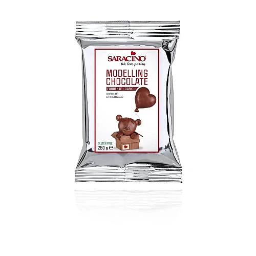 Ciocolata Modelatoare - Maro - 250 gr - Saracino - Anyta Cooking