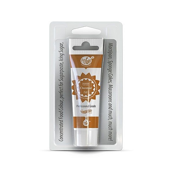 Colorant Alimentar Concentrat - CHESTNUT / Castane - ProGel -Rainbow Dust - Anyta Cooking