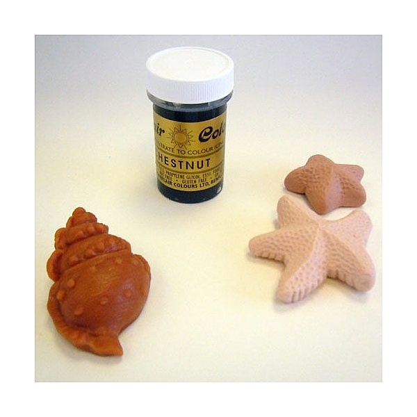 Colorant Alimentar Gel CHESTNUT / Maro Nucă &ndash; 25 G &ndash; Sugarflair - Anyta Cooking