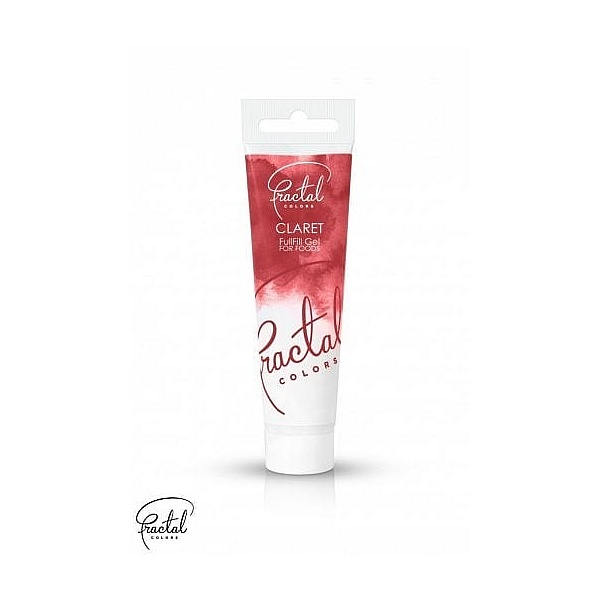 Colorant Gel Alimentar - CLARET - 30 g- Fractal 