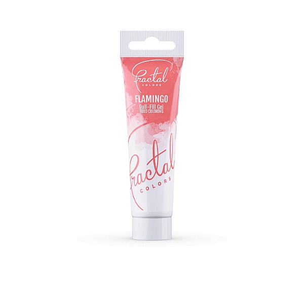 Colorant Gel Alimentar - FLAMINGO - 30 g - Fractal 