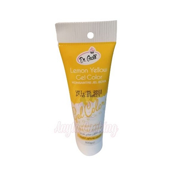 Colorant Alimentar Gel -GALBEN - YELLOW 100 Gr - Dr Gusto - Anyta Cooking