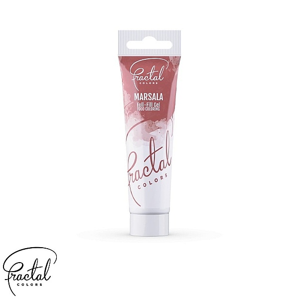 Colorant Gel Alimentar - MARSALA- 30 g- Fractal