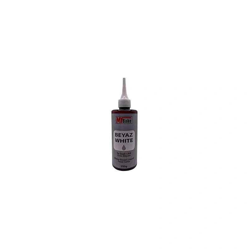 Colorant alimentar lichid pe baza de apa - ALB / White - 250g - MyBake