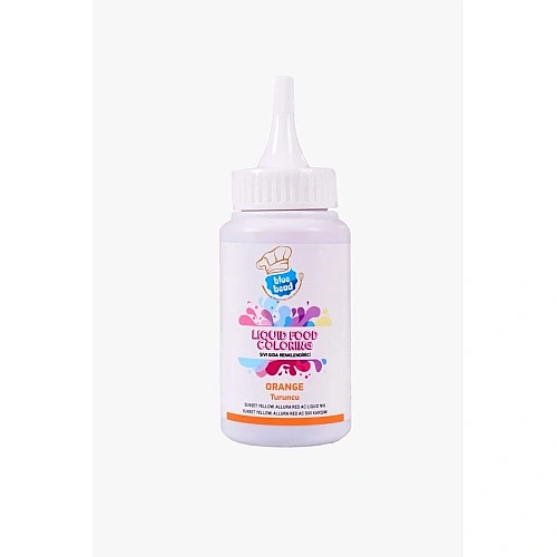 Colorant alimentar lichid &ndash; PORTOCALIU - 150 ml - Blue Bead