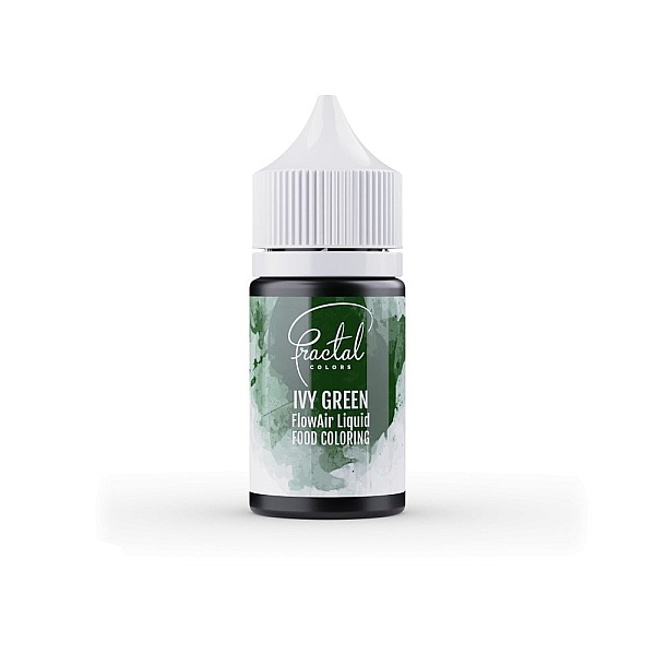 Colorant alimentar lichid pt aerograf -LICHID IVY GREEN - 30 g - Fractal 