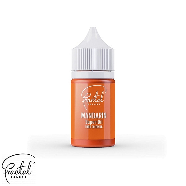 Colorant Alimentar Liposolubil - SuperiOil - MANDARIN - 30 gr - Fractal 