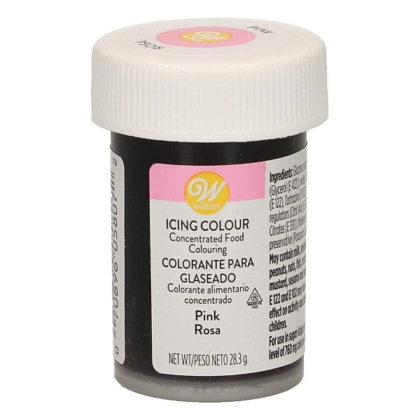 Colorant alimentar Pasta/Gel- Pink -28 gr. - Wilton - Anyta Cooking