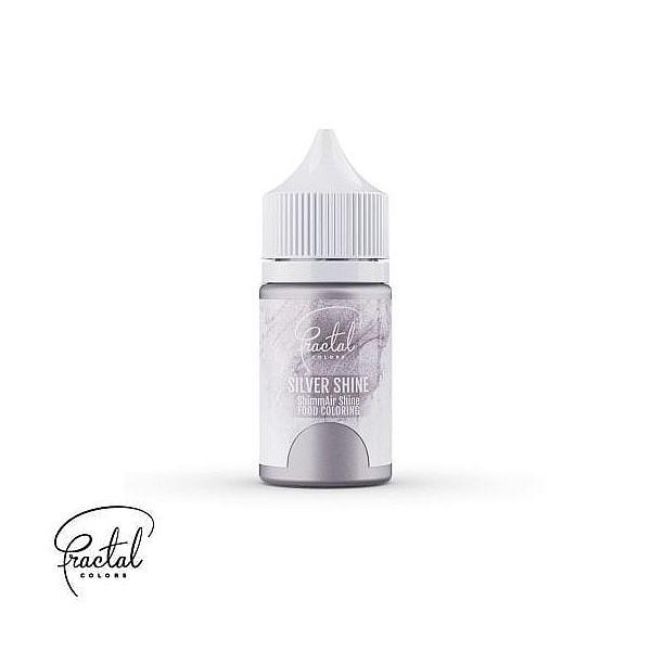 Colorant Nonalimentar  pt aerograf - Sclipicios - SILVER SHINE -33g - Fractal 