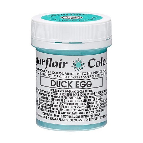 Colorant Ciocolata - DUCK EGG / TURCOAZ - 35 gr - Sugarflair 