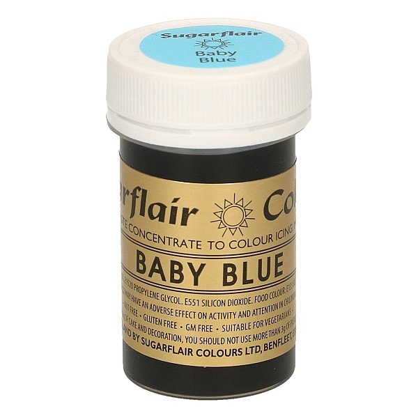 Colorant -Gel Albastru Deschis / Baby Blue &ndash; 25 G &ndash; Sugarflair - Anyta Cooking