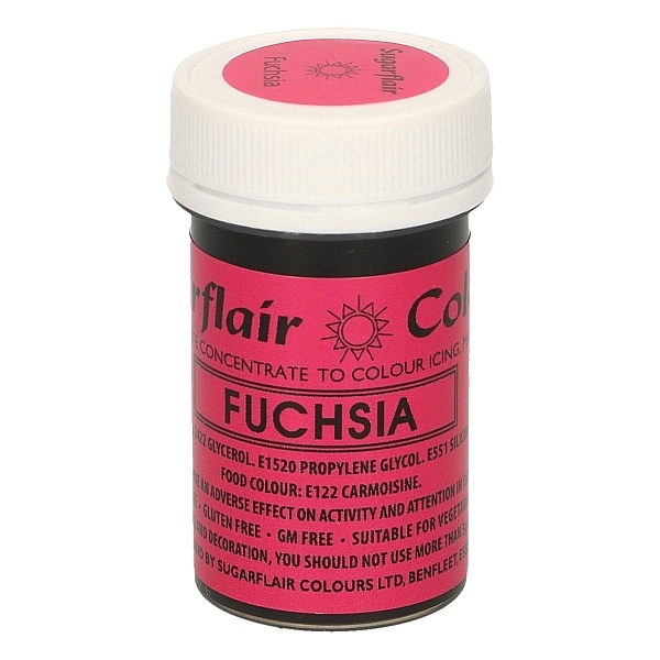 Colorant Gel - Fucsia / Fuchsia - 25 gr - Sugarflair - Anyta Cooking