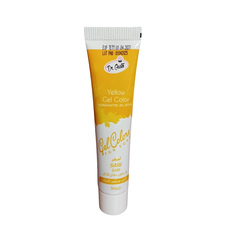 Colorant alimentar gel GALBEN / YELLOW - 50g - Dr. Gusto