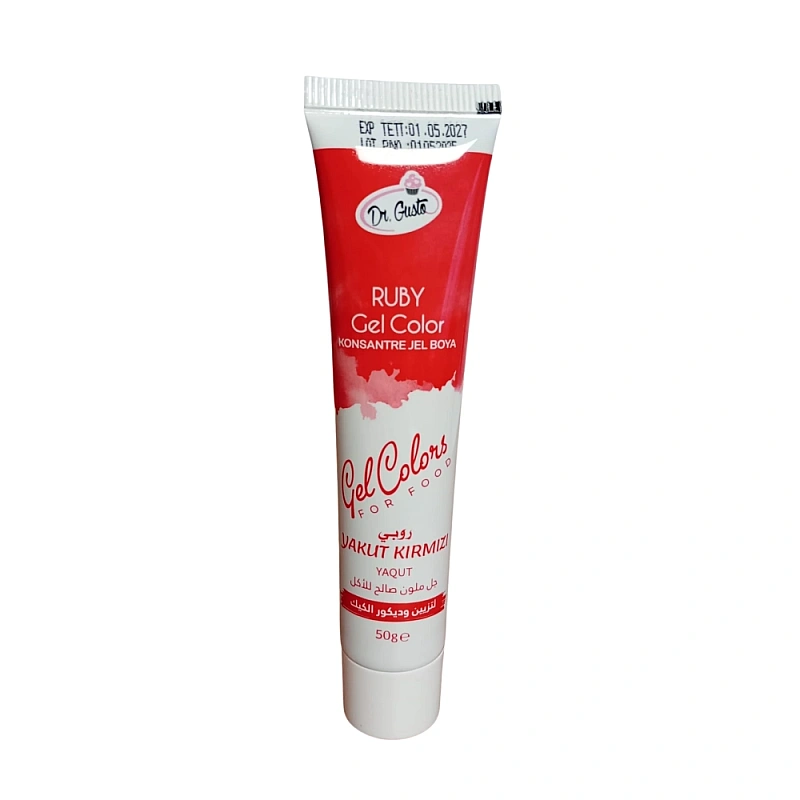 Colorant alimentar gel RUBY - 50g - Dr. Gusto