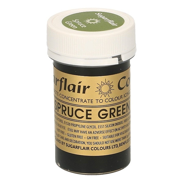 Colorant Gel &ndash; VERDE MOLID / Spruce Green&ndash; Sugarflair - Anyta Cooking