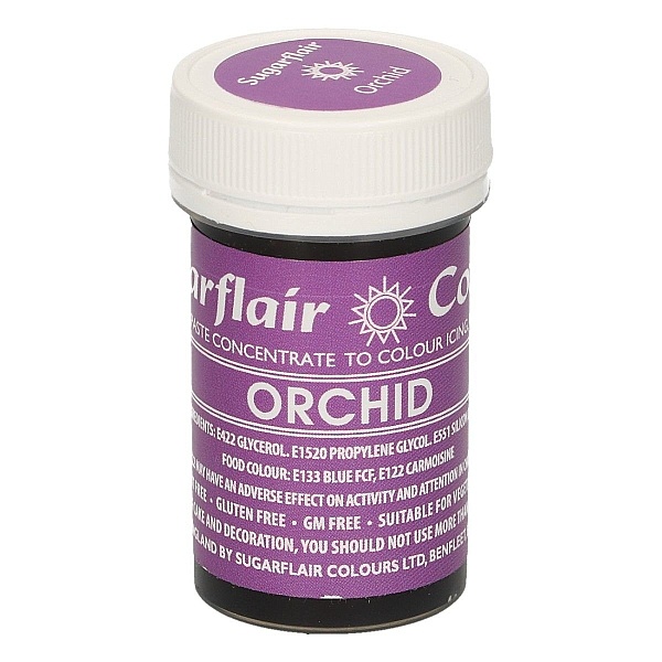 Colorant Pasta/Gel - ORCHID / Mov Orhidee 25g - Sugarflair - Anyta Cooking