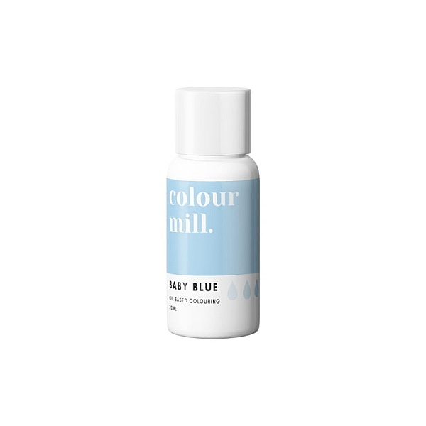 Colorant pt Ciocolată ,Crema de Unt etc.-Baby Blue, 20 ml-Colour Mill - Anyta Cooking