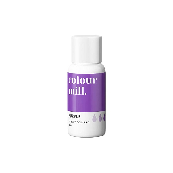 Colorant pt Ciocolată ,Crema de Unt etc.-Purple, 20 ml-Colour Mill - Anyta Cooking